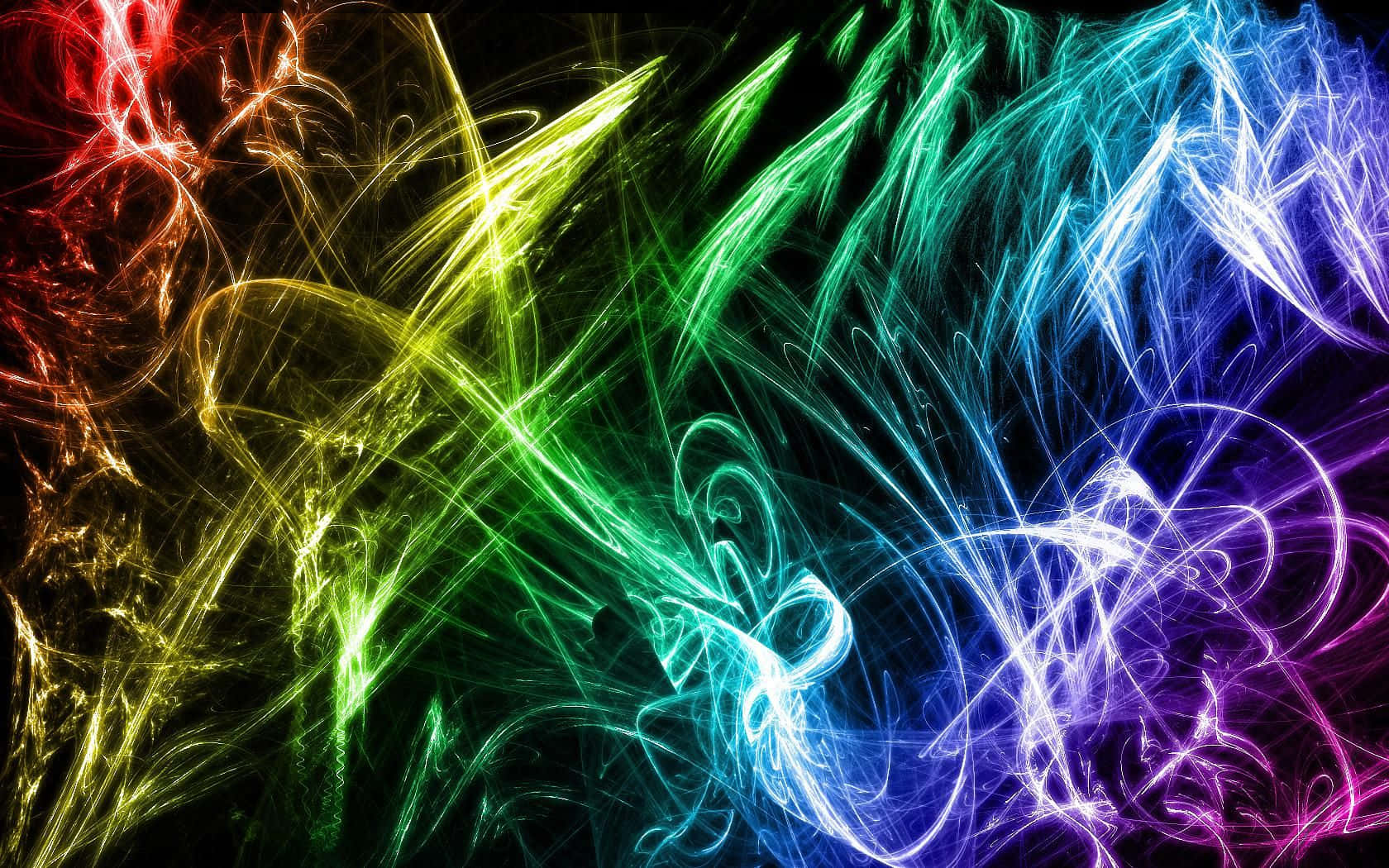 Vibrant Funky Abstract Background