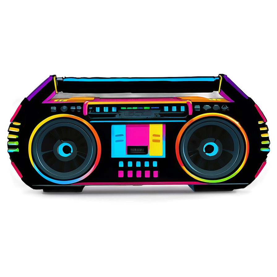 Download Funky Boombox Png Yia84 | Wallpapers.com