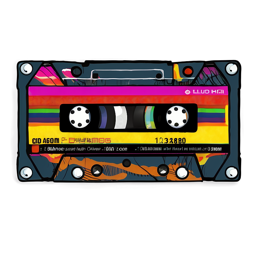 Download Funky Cassette Tape Png 05252024 | Wallpapers.com