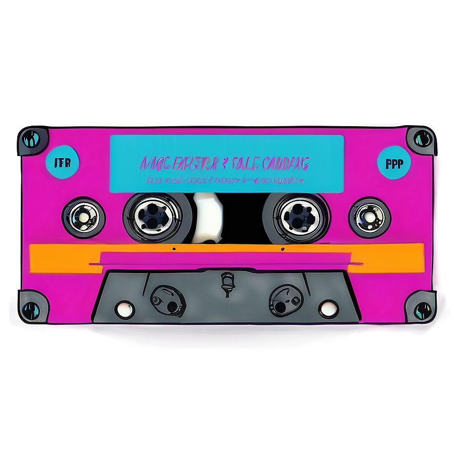 Download Funky Cassette Tape Png 05252024 | Wallpapers.com