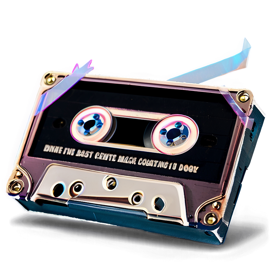 Download Funky Cassette Tape Png Fqn90 | Wallpapers.com