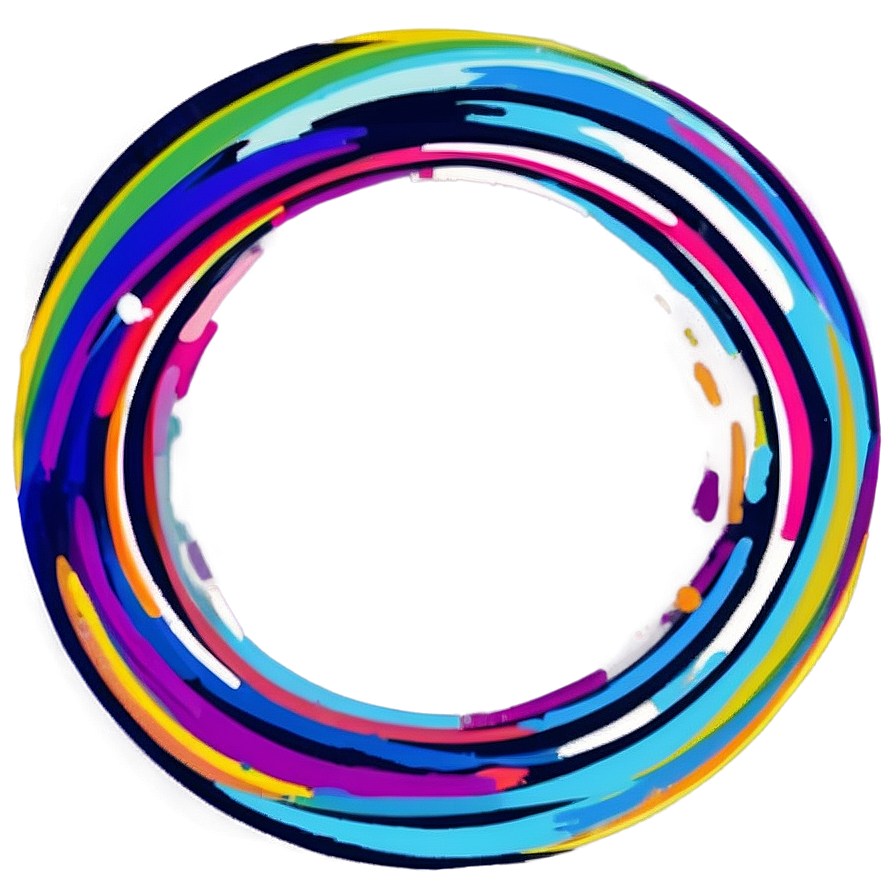 Funky Circle Graphic Png Kbf94 PNG
