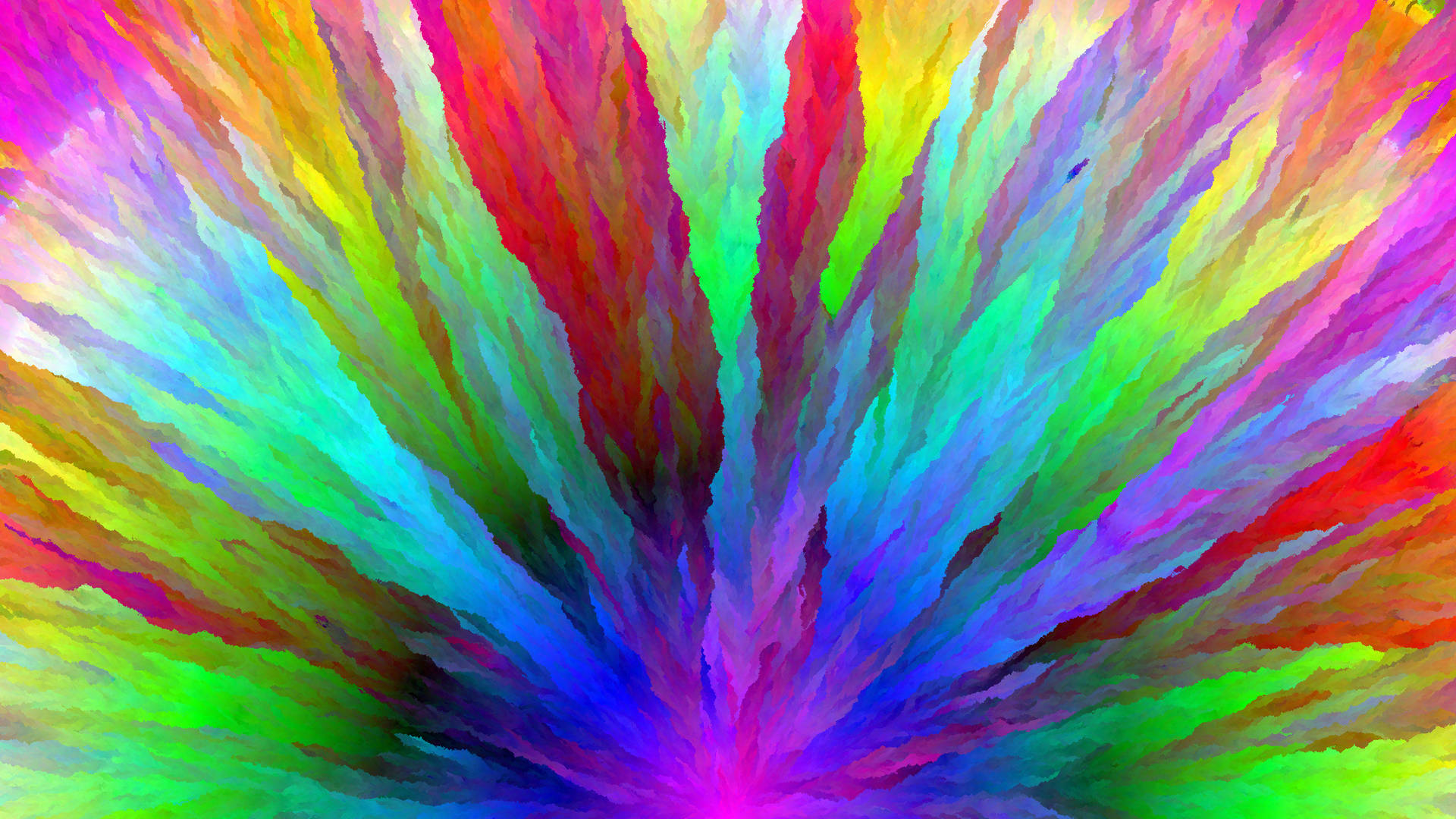 Arteexplosivo De Colores Llamativos. Fondo de pantalla