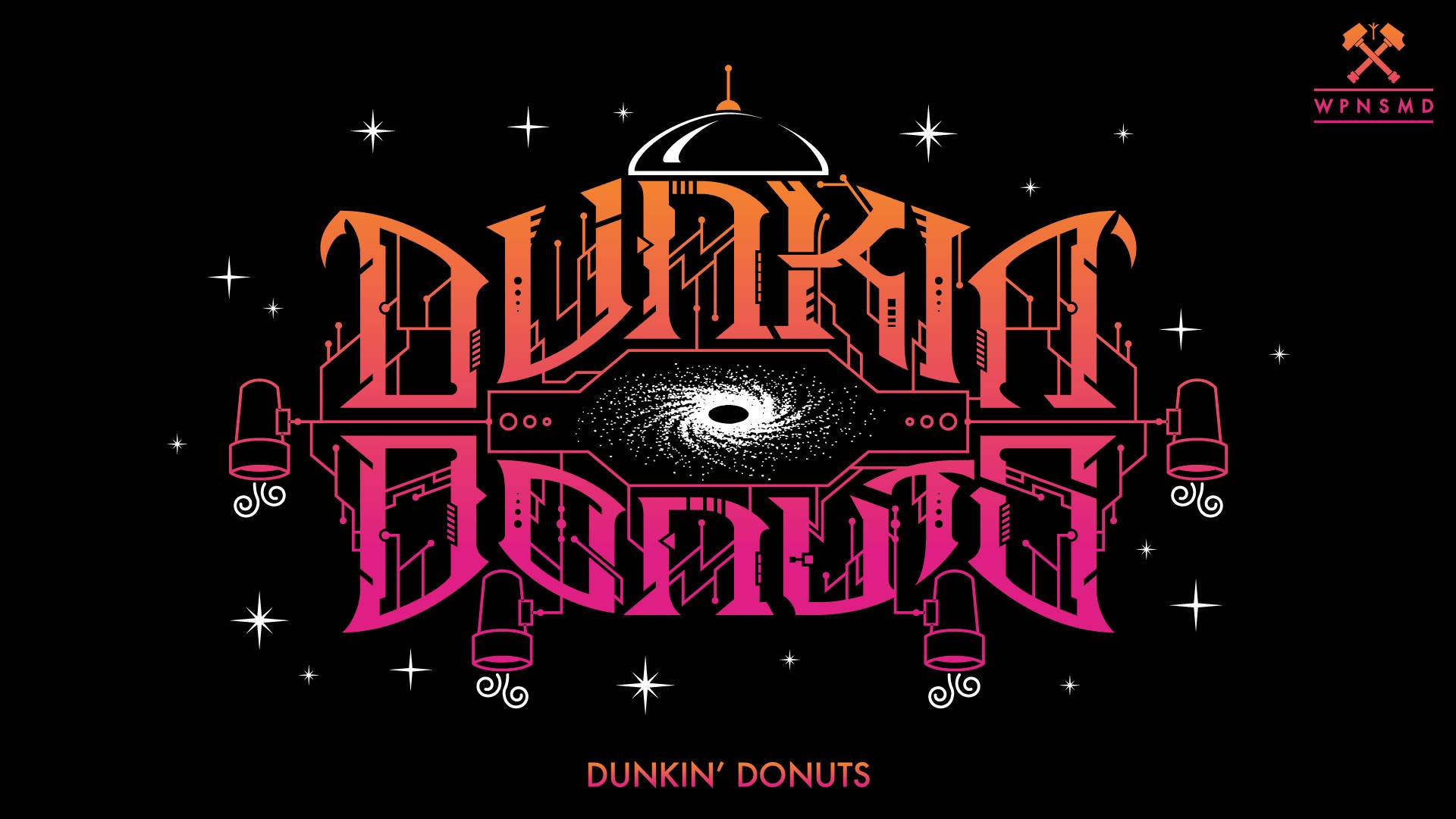 Funky Dunkin Donuts Wallpaper