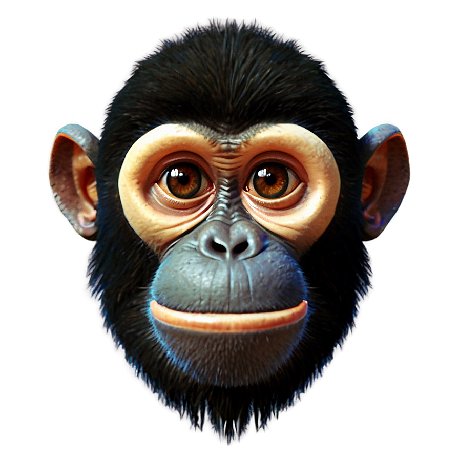 Funky Monkey Face Png Lfy20 PNG