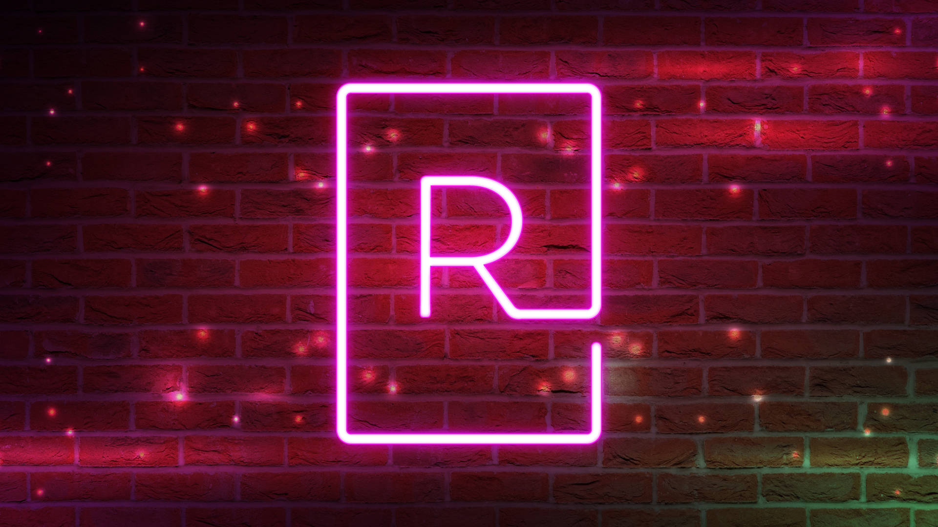 Funky Pink R Alphabet Picture