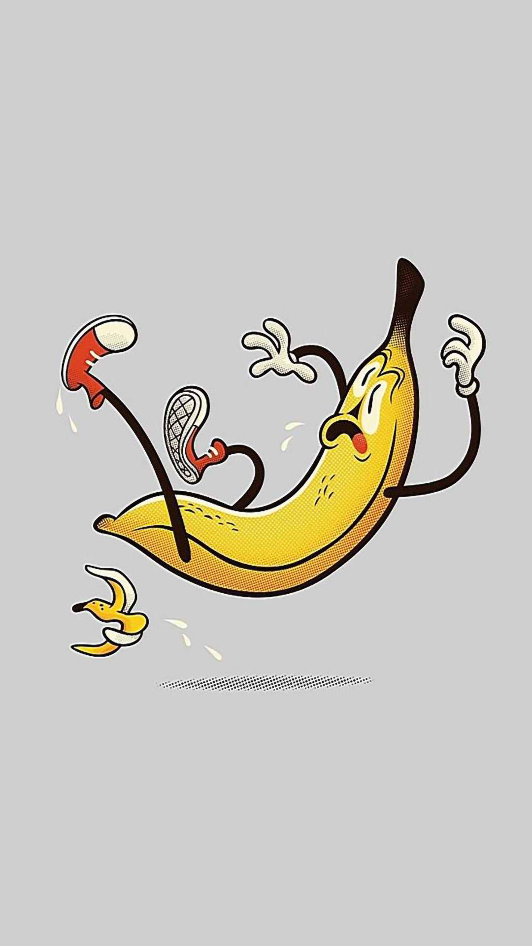 Banana Split Estetica Divertente Sfondo
