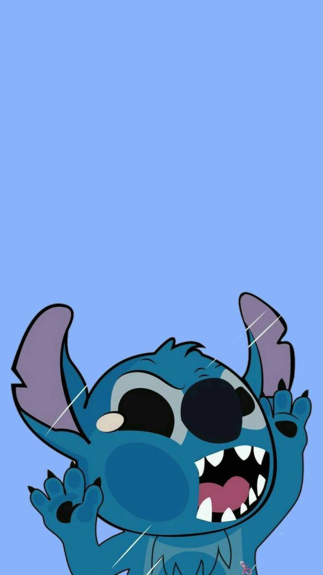 Funny Aesthetic Stitch Face Wallpaper