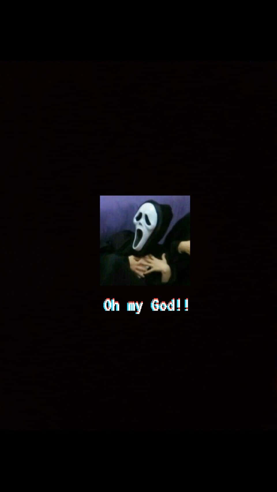 Ghost Face black dark horror minimalistic HD phone wallpaper  Peakpx