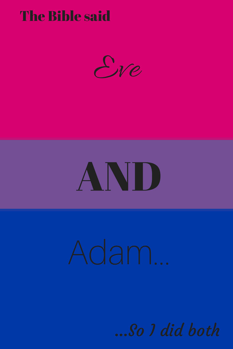 Funny Bisexual Flag Quote Wallpaper