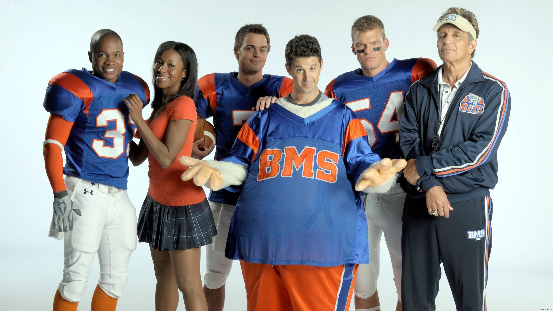 Funny Blue Mountain State Characters Wallpaper