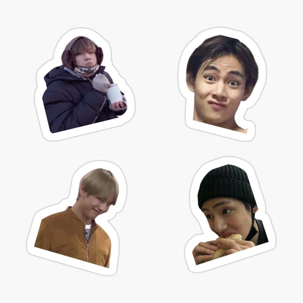 Kim Taehyung Funny Bts Sticker Picture