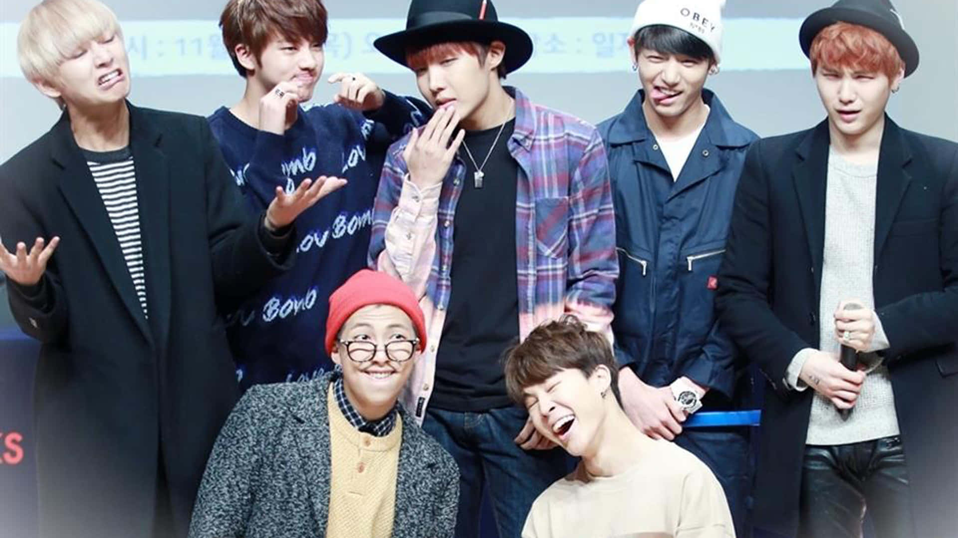 Funny Bts Member Wacky Face Picture