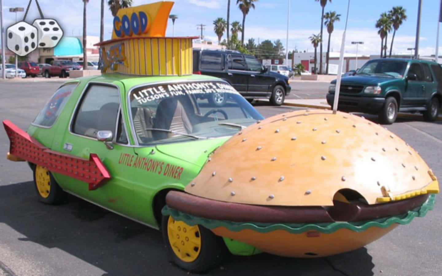 Funny Car Picture Burger