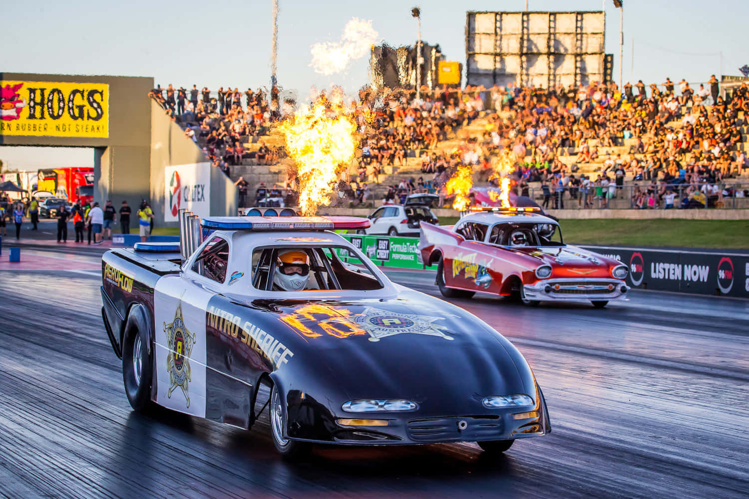 Funny Cars Racing Picture