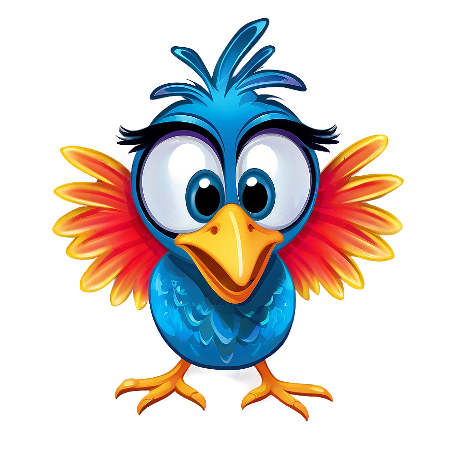 Funny Cartoon Bird Png Fus22 PNG