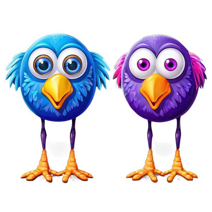 Funny Cartoon Bird Png Hjm PNG