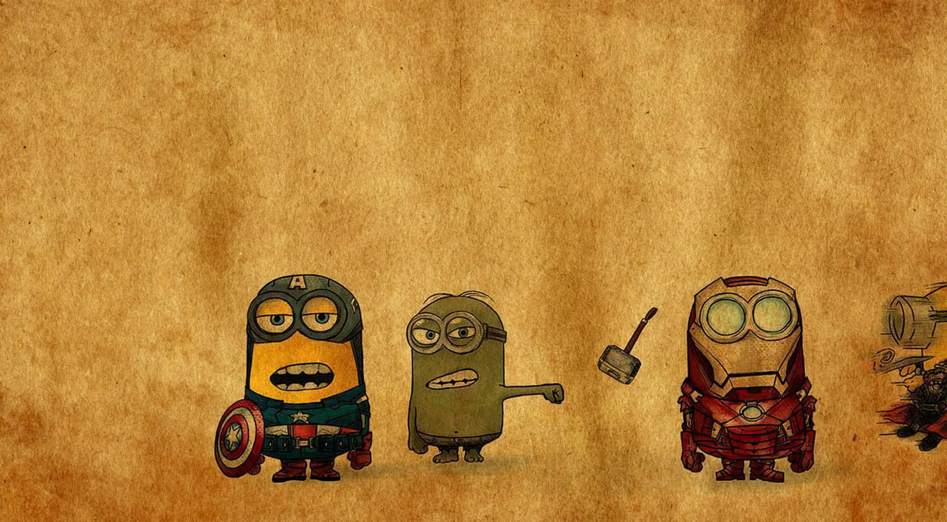 Avengers Minions Funny Cartoon Pictures