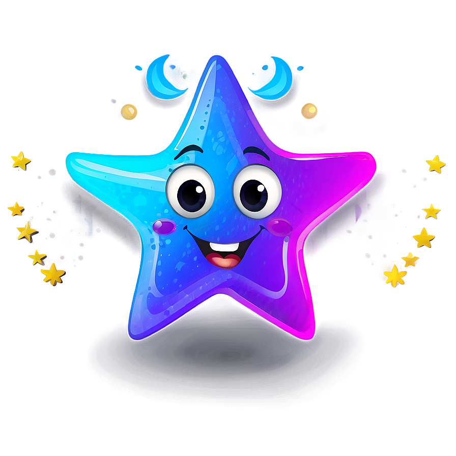 Funny Cartoon Star Png 20 PNG