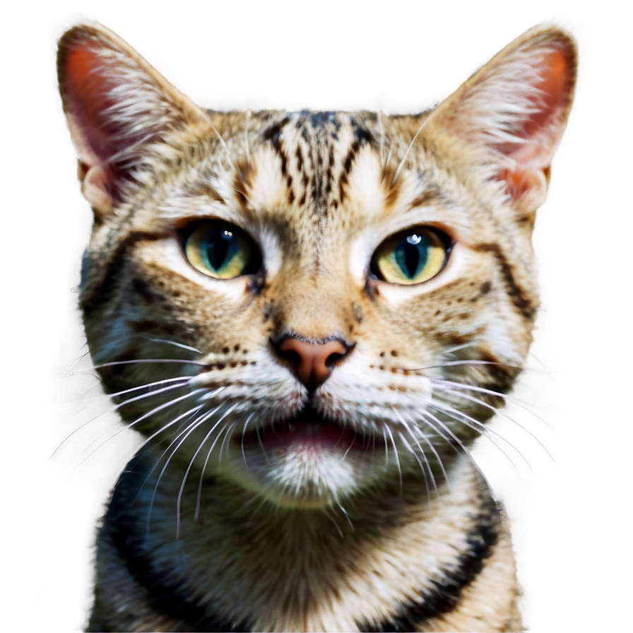 Funny Cat Face Png 06122024 PNG