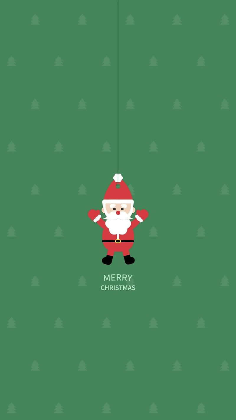 Spred julehilsner med denne sjove jule iphone! Wallpaper
