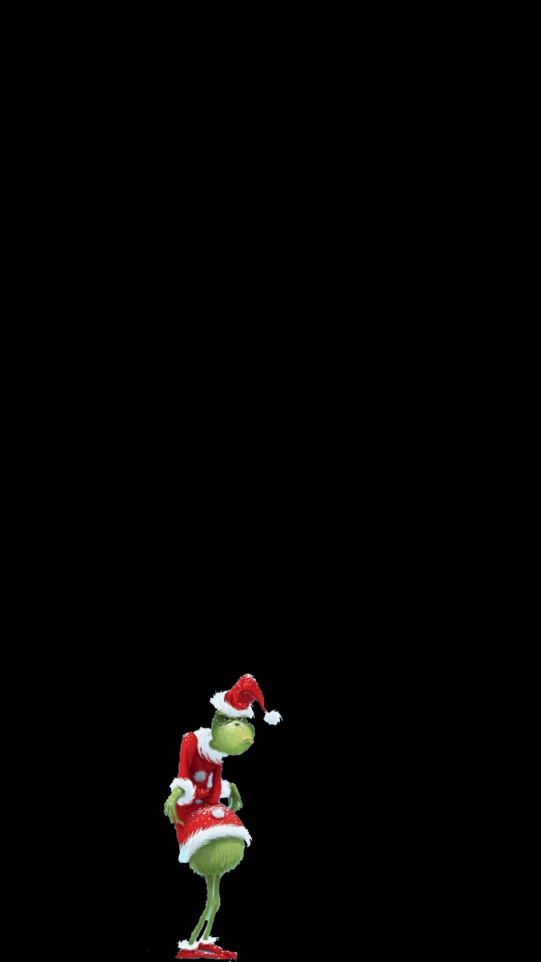 Add a touch of humor to your Christmas celebrations with this funny iPhone wallpaper Wallpaper