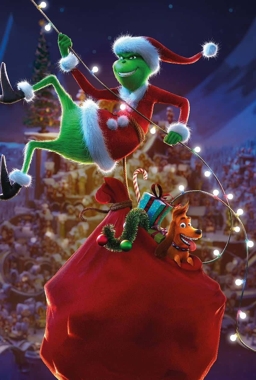 The Grinch Christmas Movie Poster Wallpaper