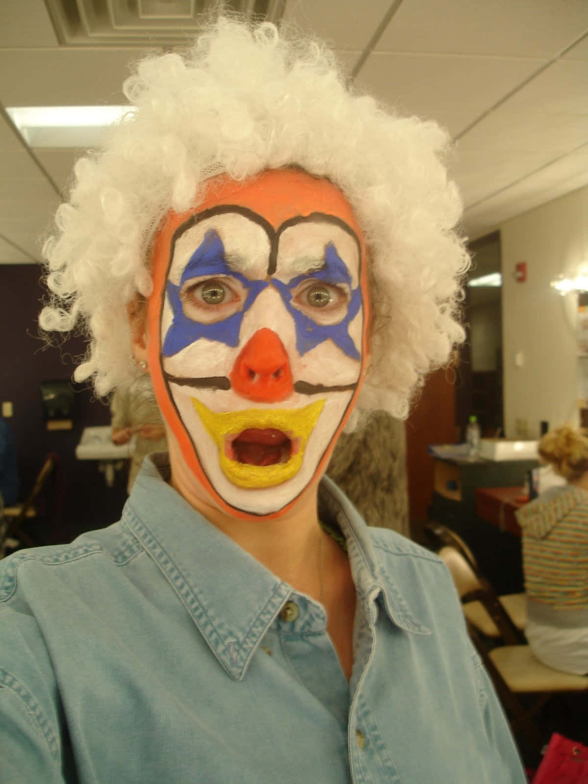 Surprised Funny Clown Student Pictures