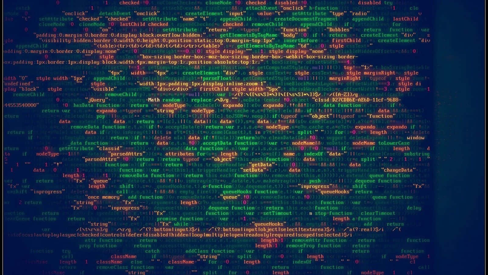 "Literally Writing Code with a Smile" Wallpaper