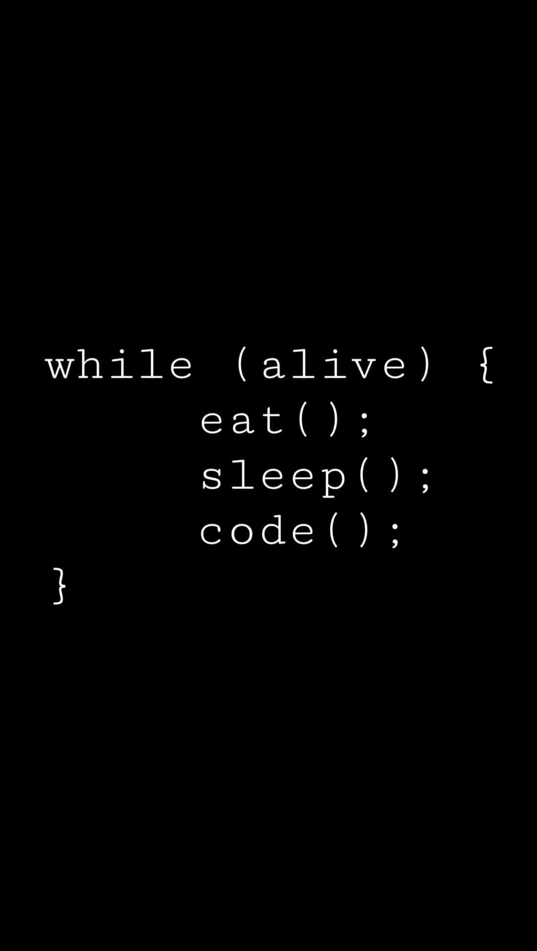 Funny Coding Alive Wallpaper