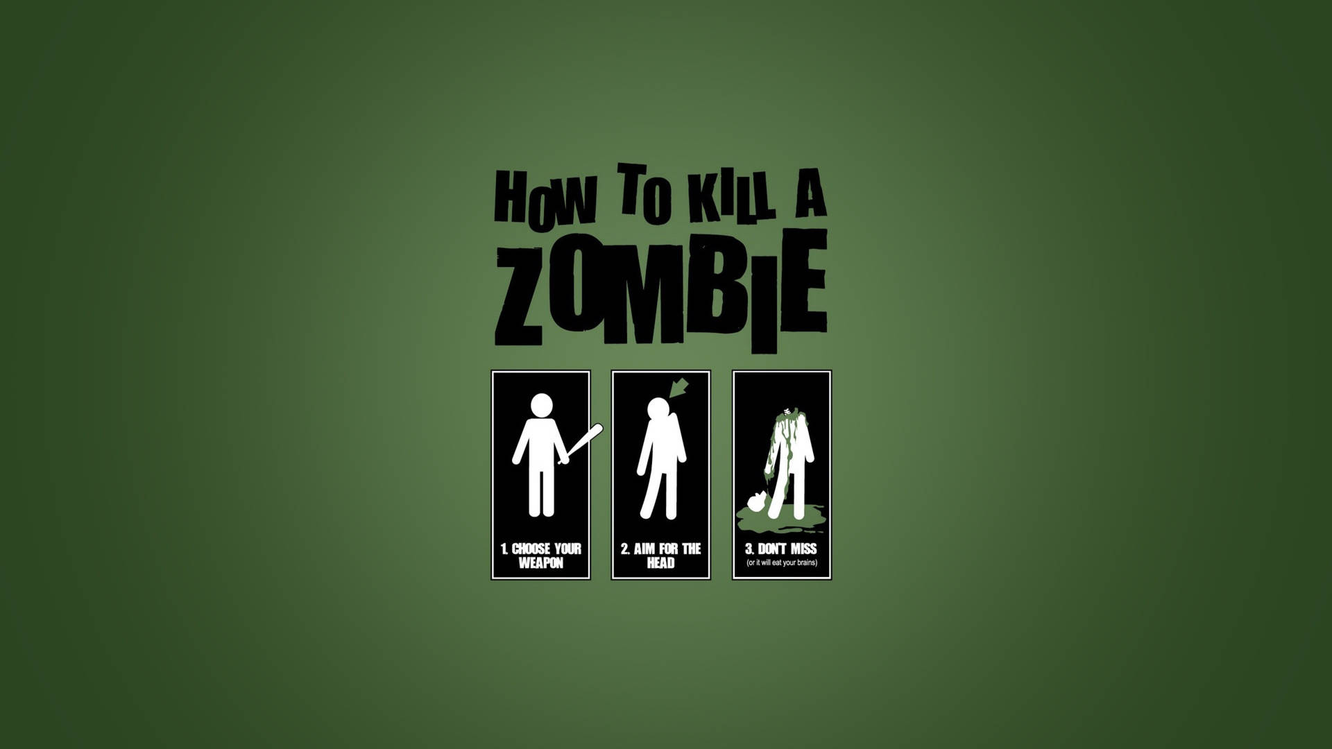 funny zombie wallpaper