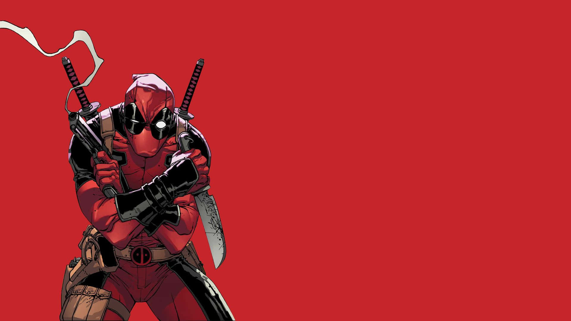 "I'm funny and I know it!" - Deadpool Wallpaper