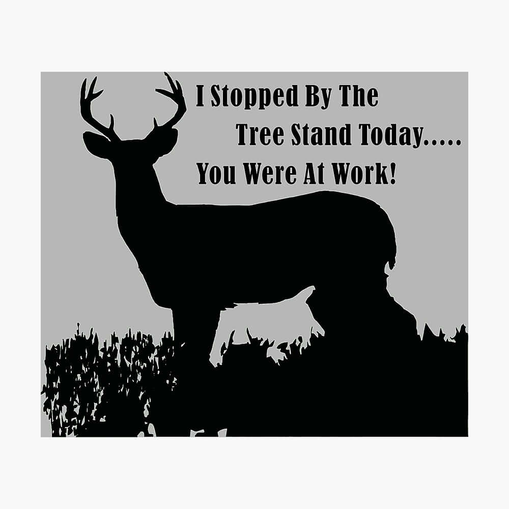Funny Deer Silhouette Quote Picture