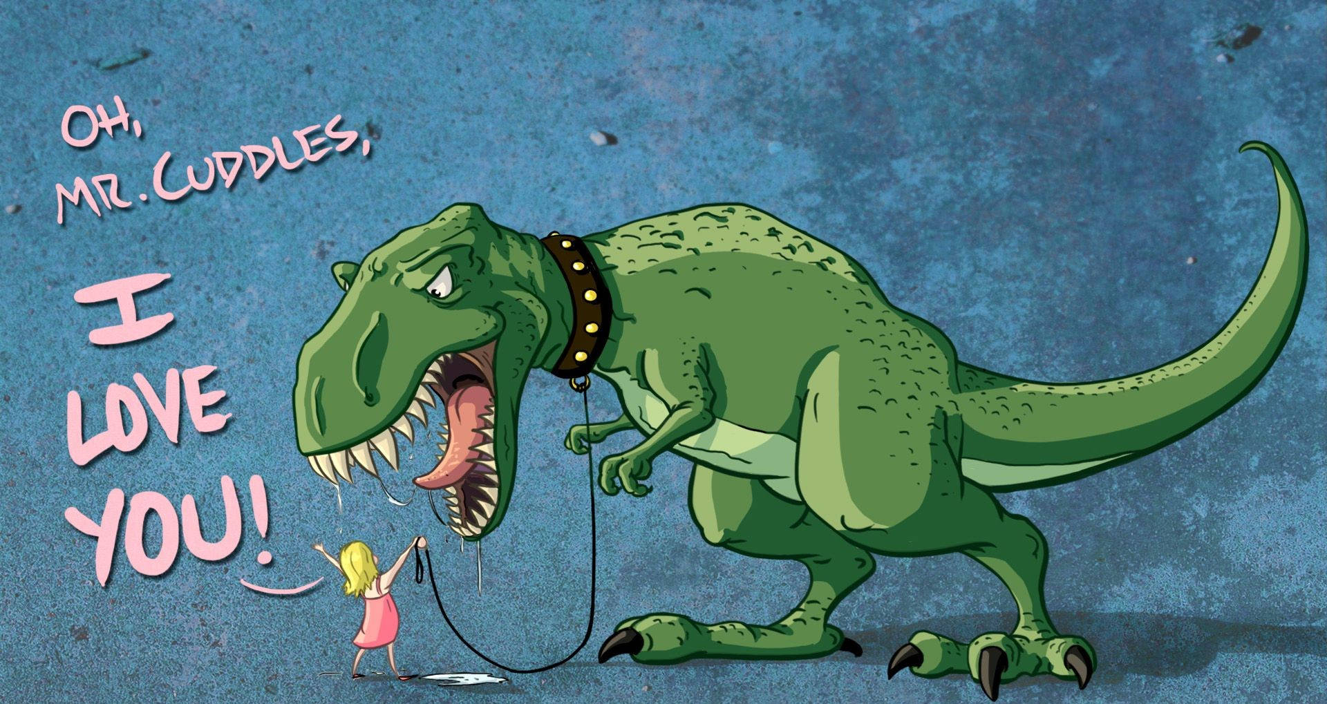 This funny-looking dinosaur is making us laugh! Wallpaper