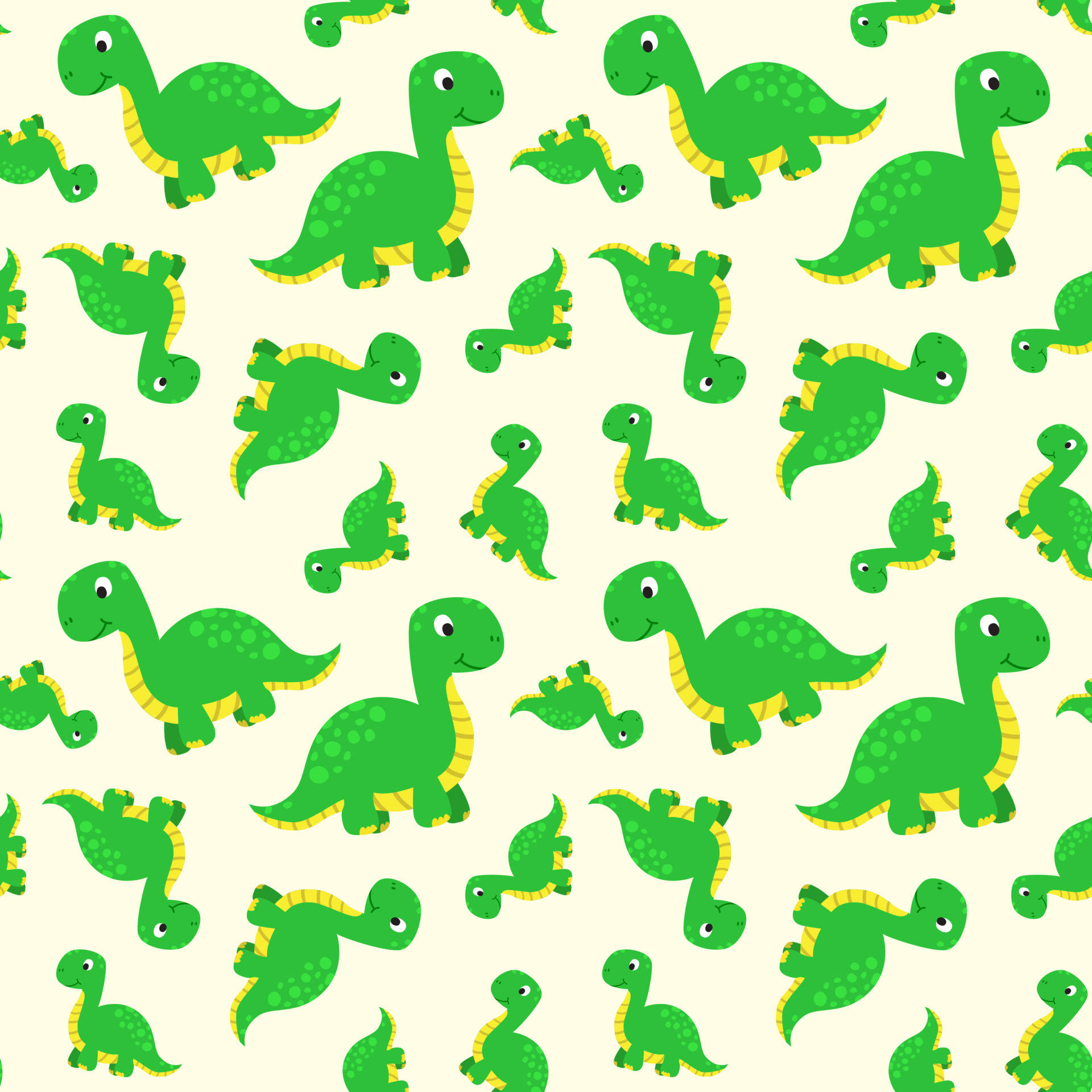 En sjov dinosaur med et stort smil Wallpaper