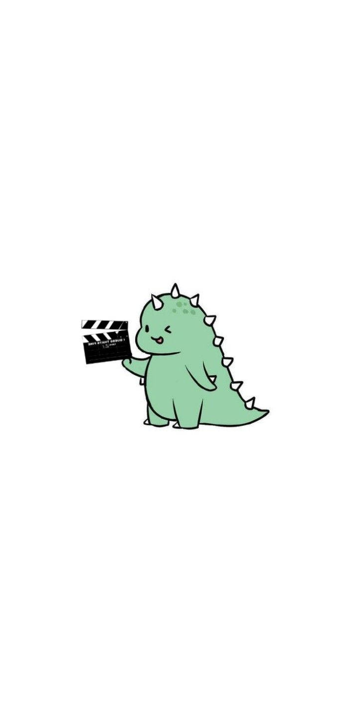 Denne sjove lille dinosaur er klar til at få dig til at grine. Wallpaper