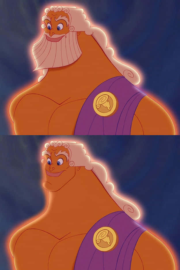 Zeus uden skæg sjov Disney-billede