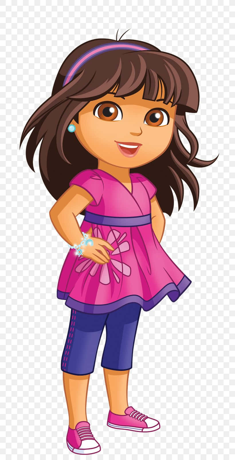 "Dora The Explorer is ready for her next adventure!" Wallpaper