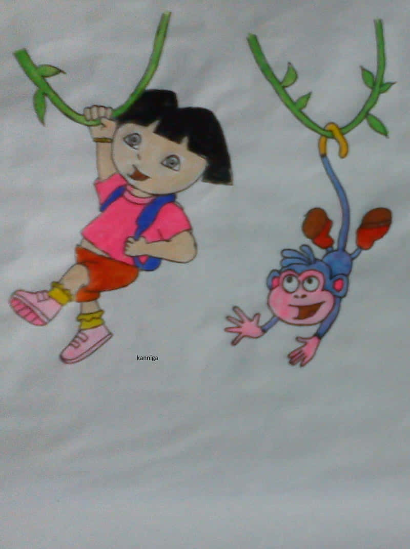 "Dora being her adventurous self!" Wallpaper