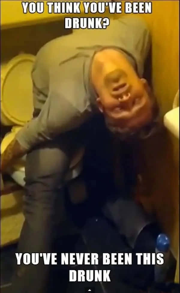 Funny Drunk Passed In Toilet Pictures