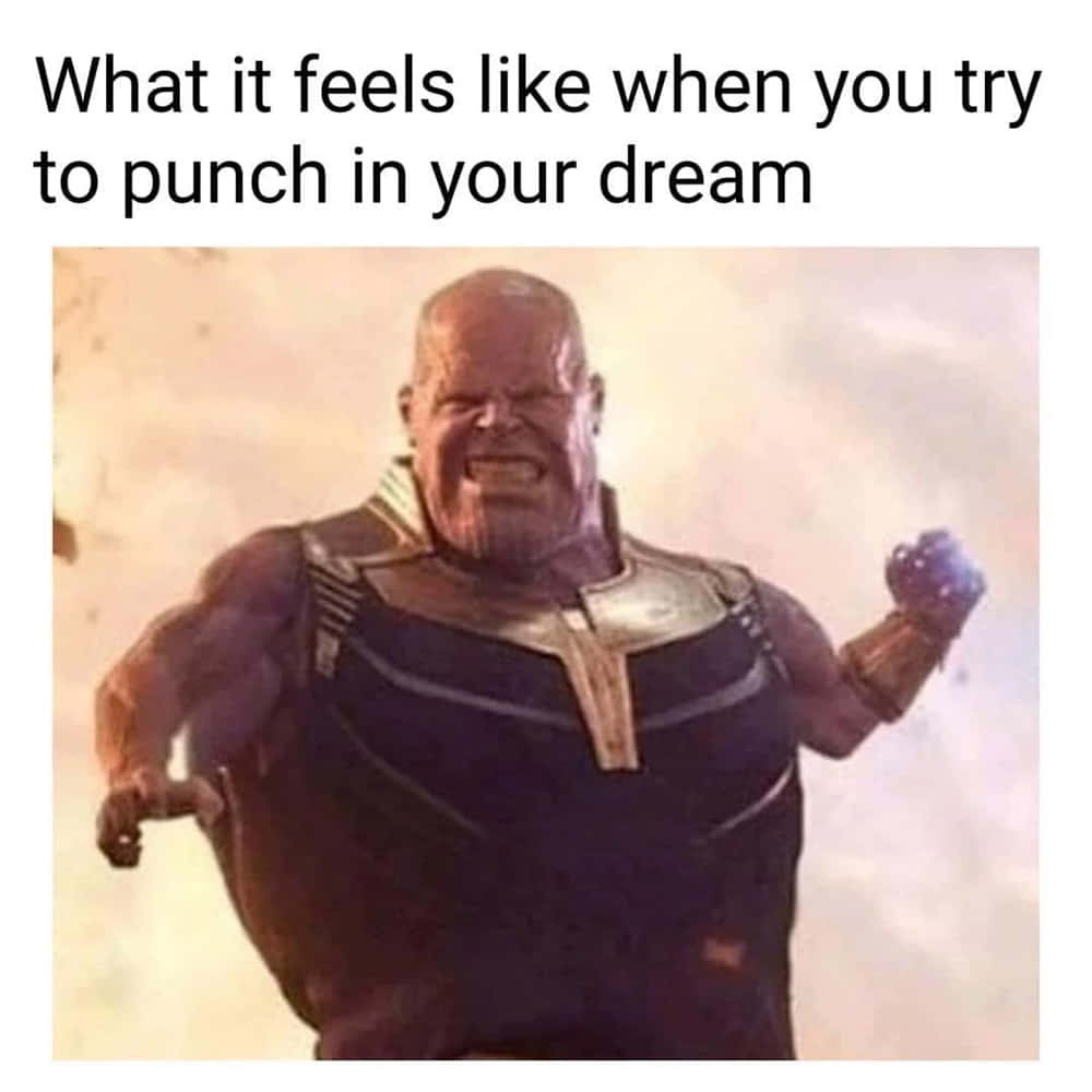 Roligdum Thanos Bild Med Små Armar