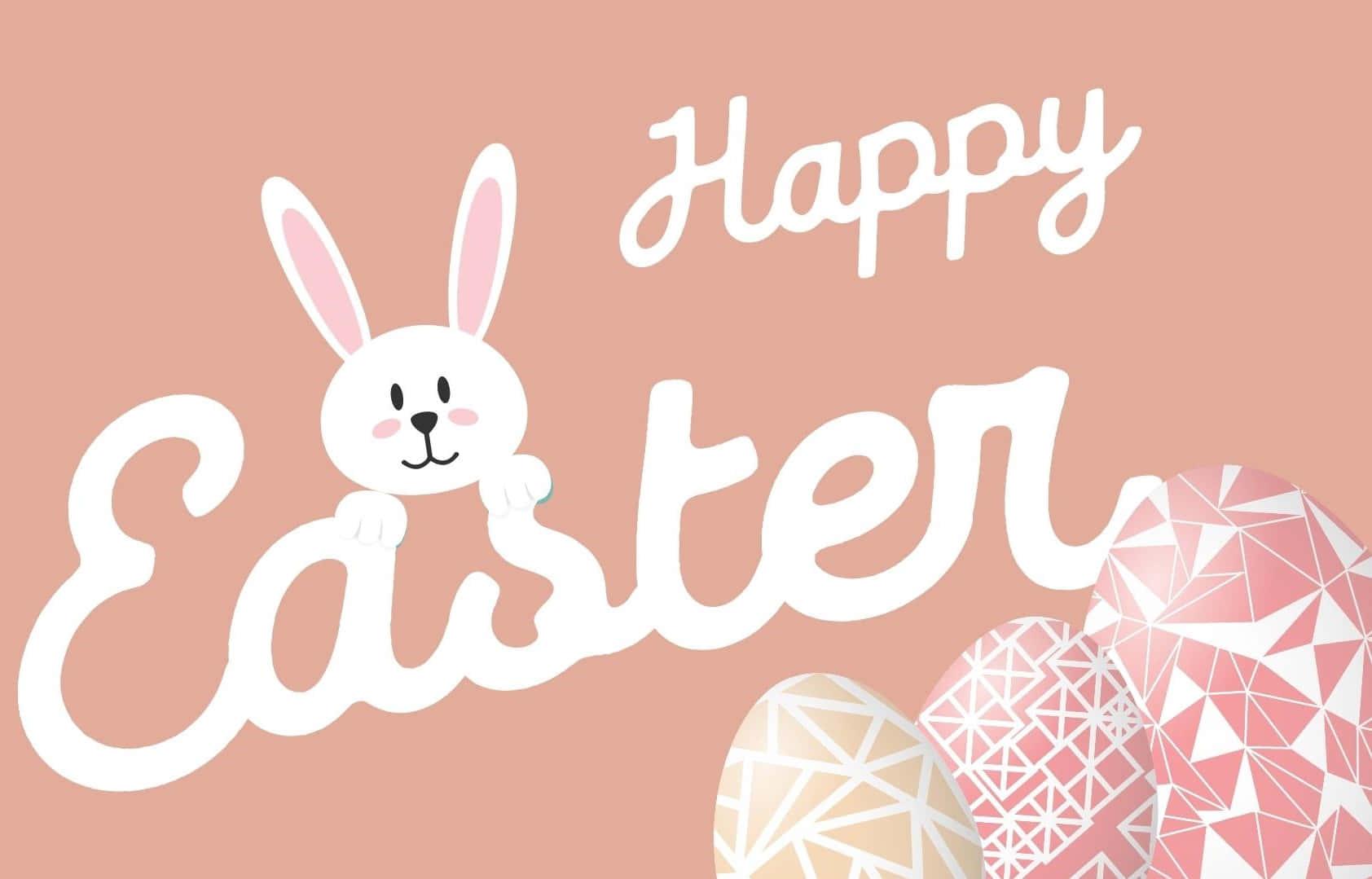 Pastel Happy Funny Easter Picture