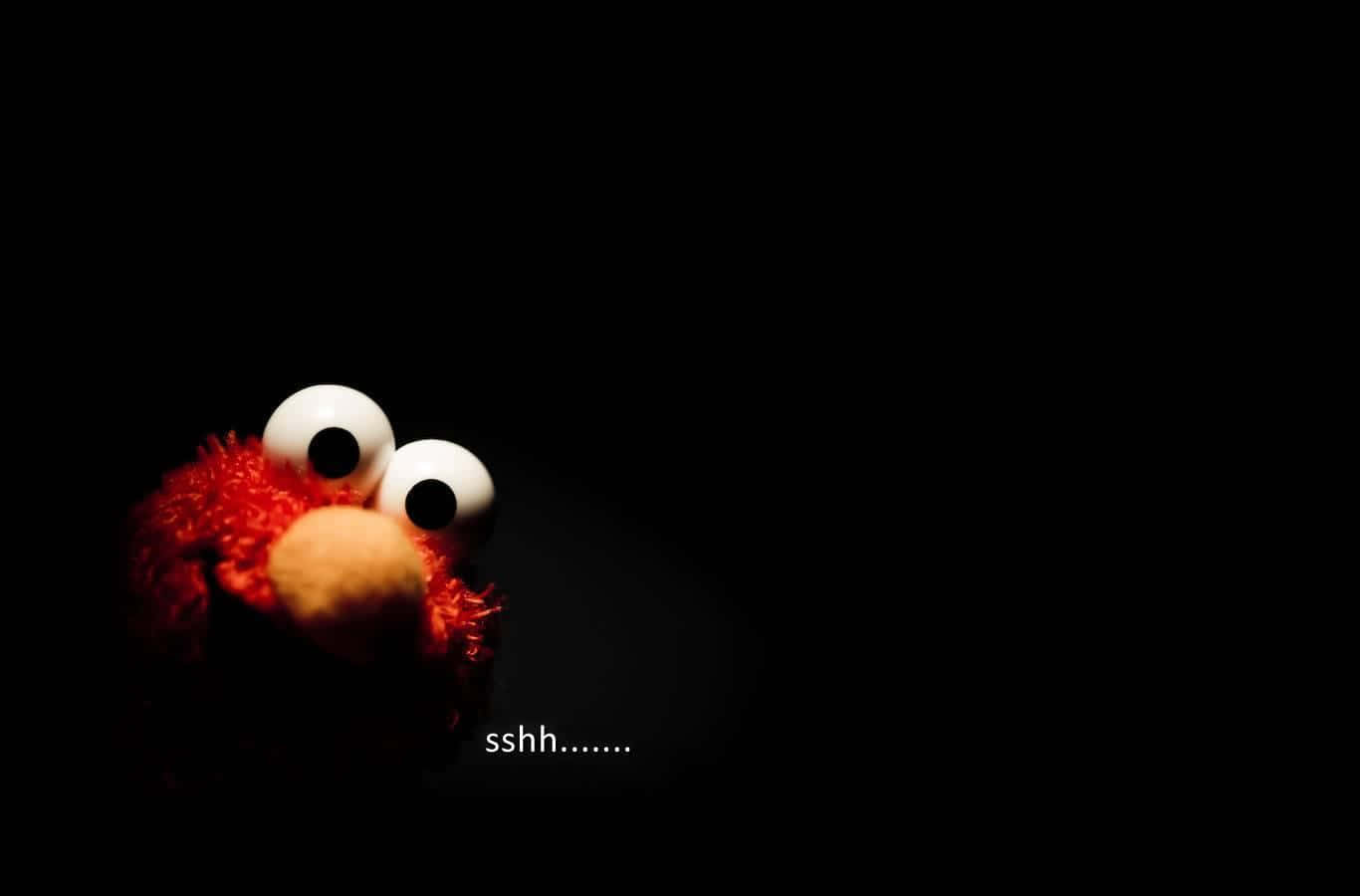 Funny Elmo Creepy In The Dark Picture