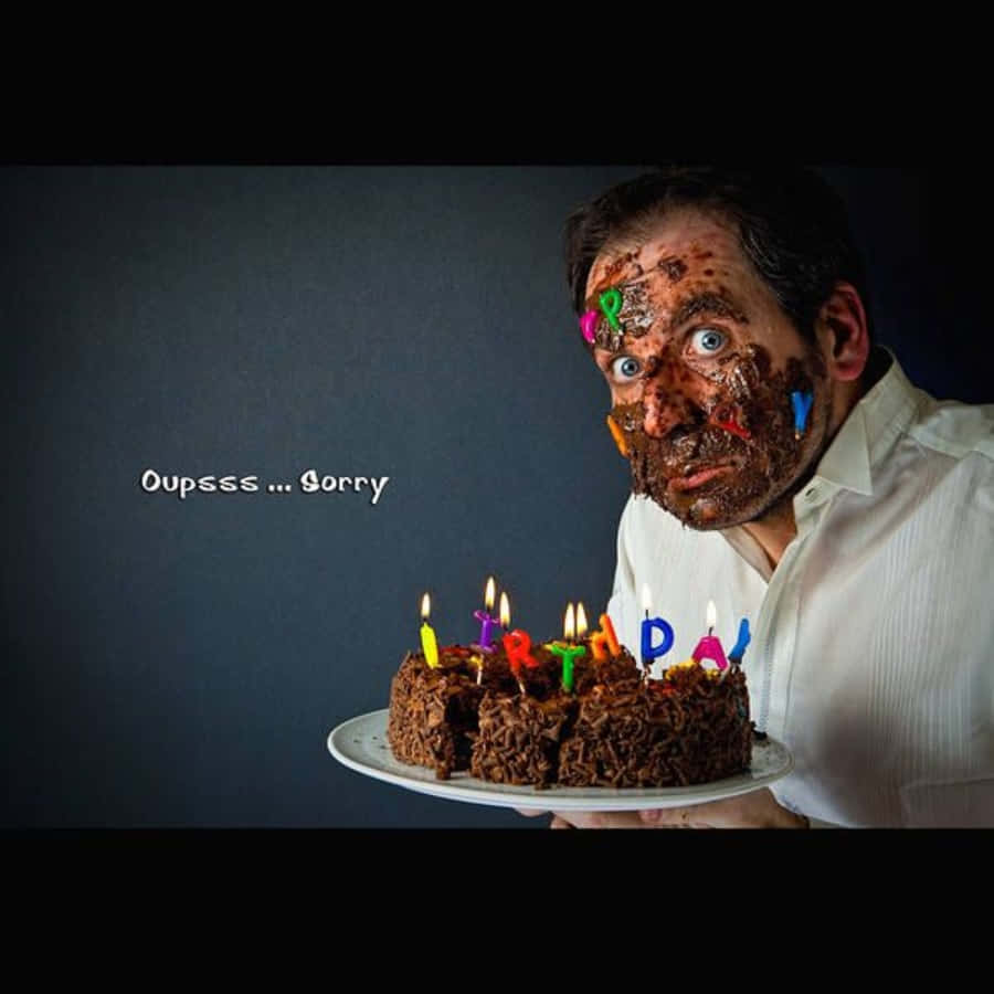 Funny Failed Birthday Cake Picture