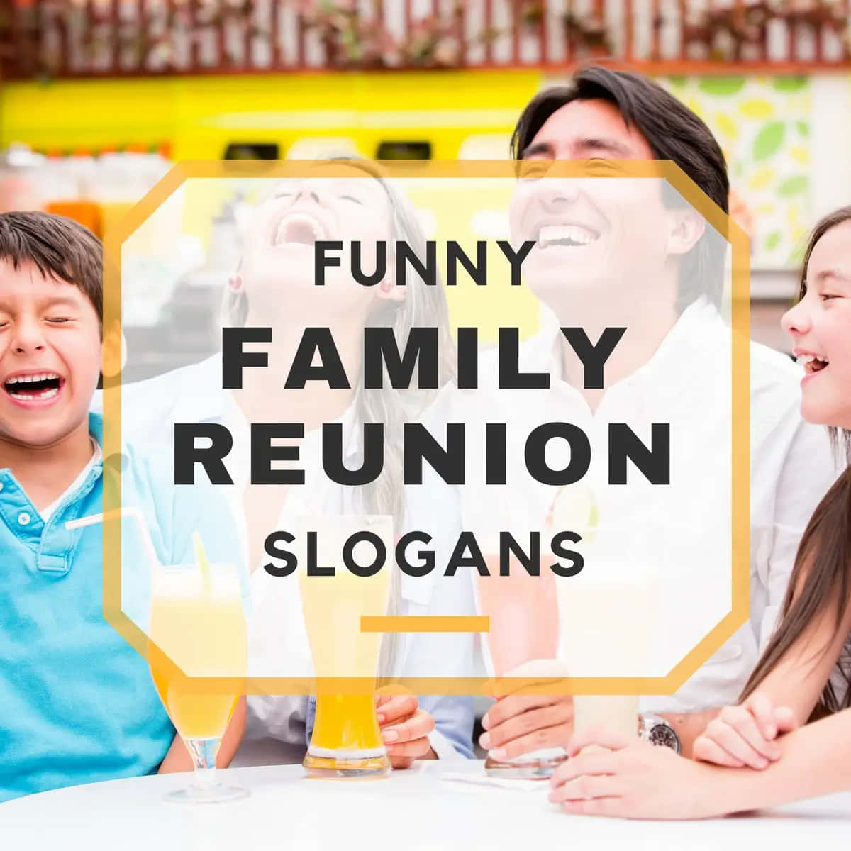 Funny Family Reunion Slogan Picture