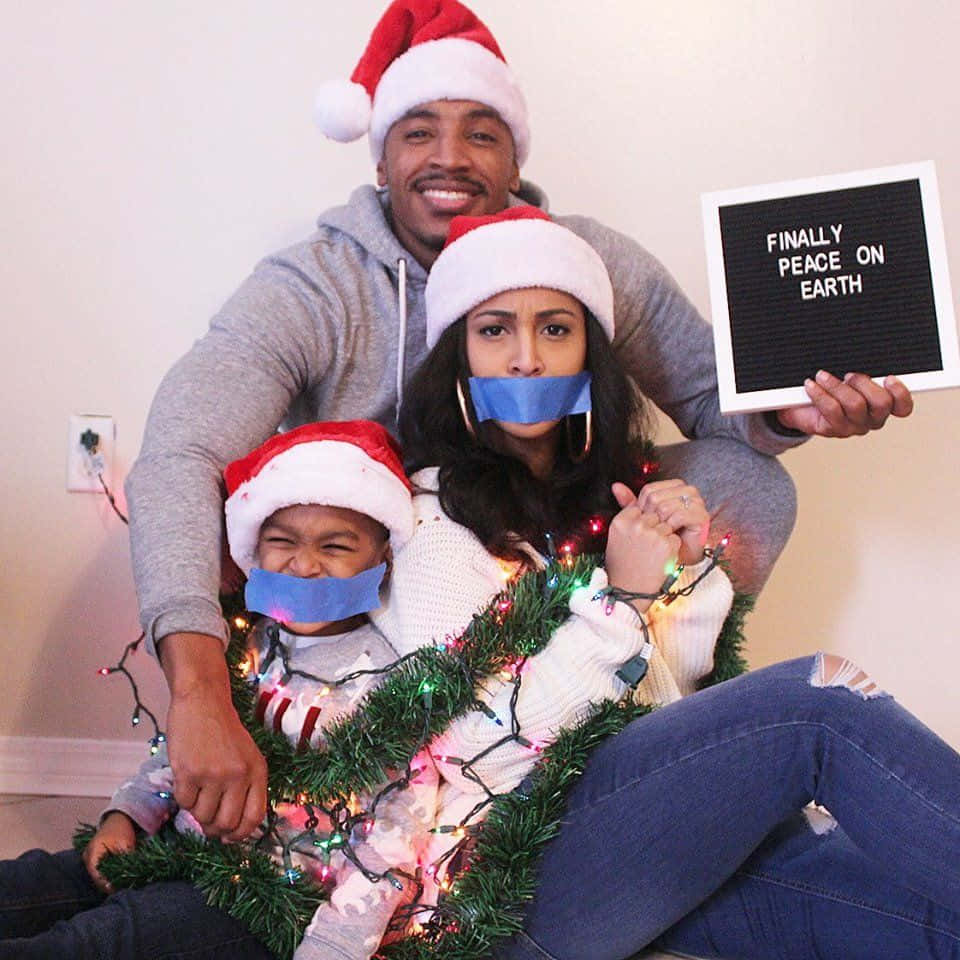 Funny Family Christmas Theme Picture