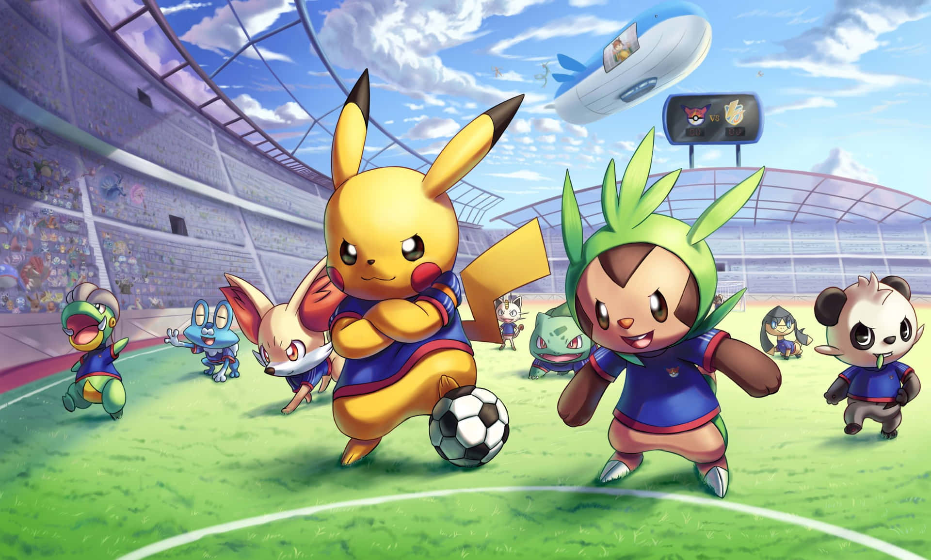 Pokemon Soccer - Psp Wallpaper