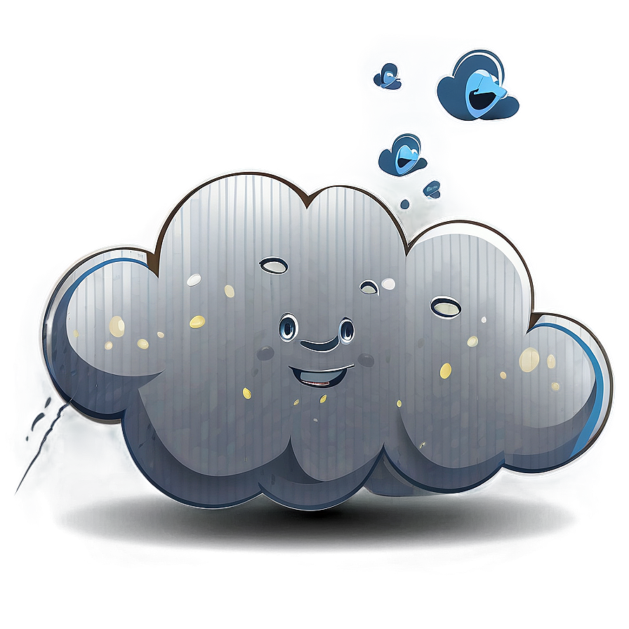Funny Fart Cloud Illustration Png Dmd7 PNG