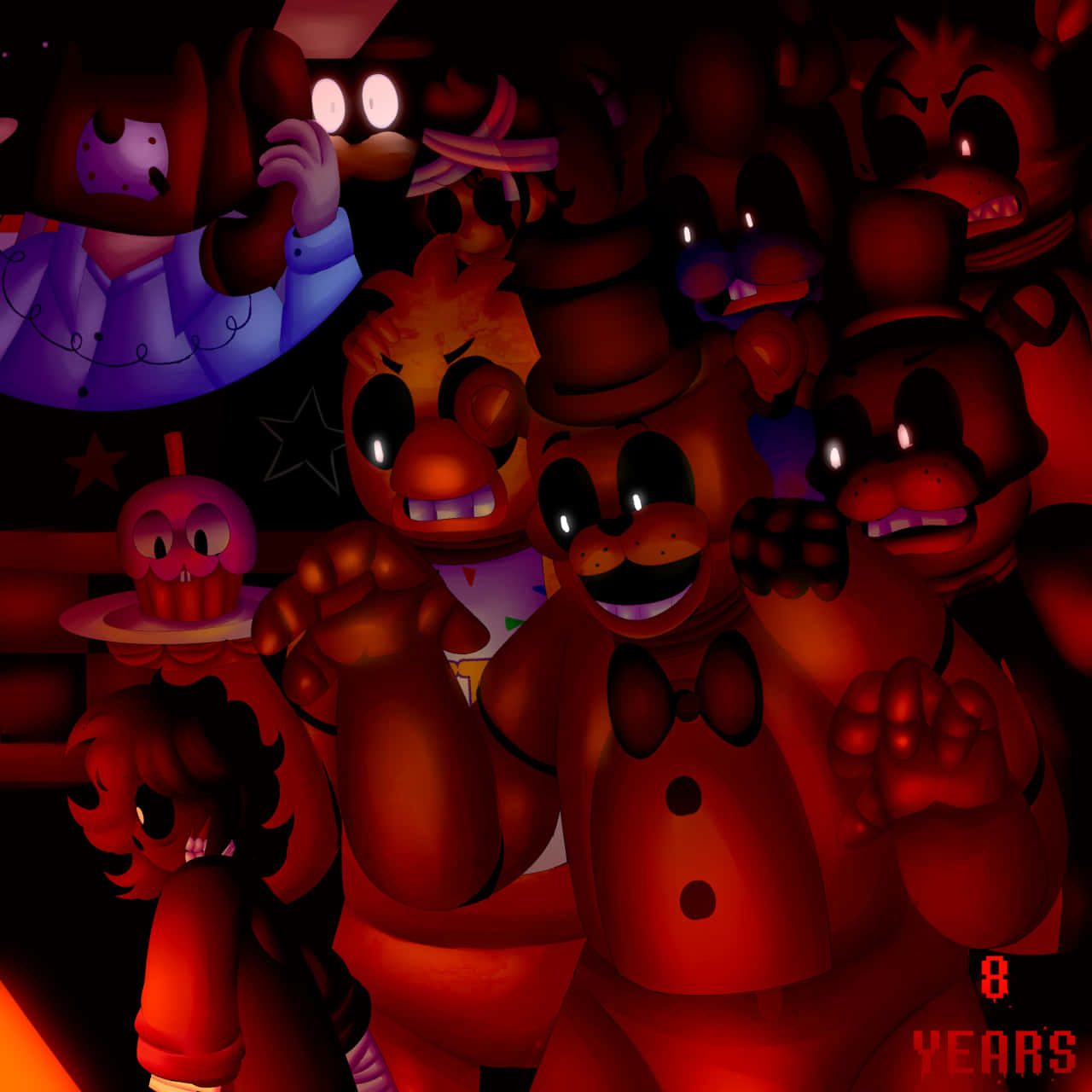 Funny Fnaf Scary Characters Picture