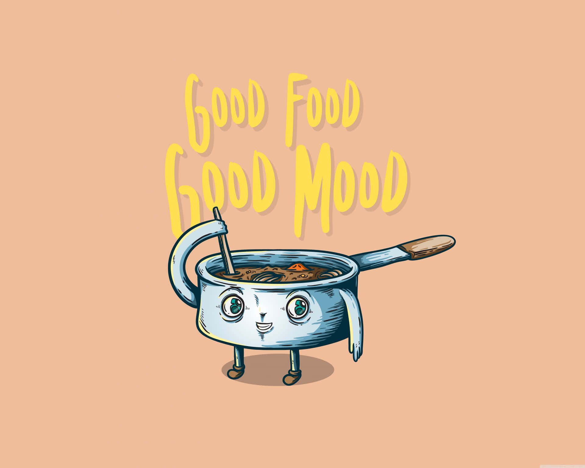 Good Food Good Mood Wallpaper